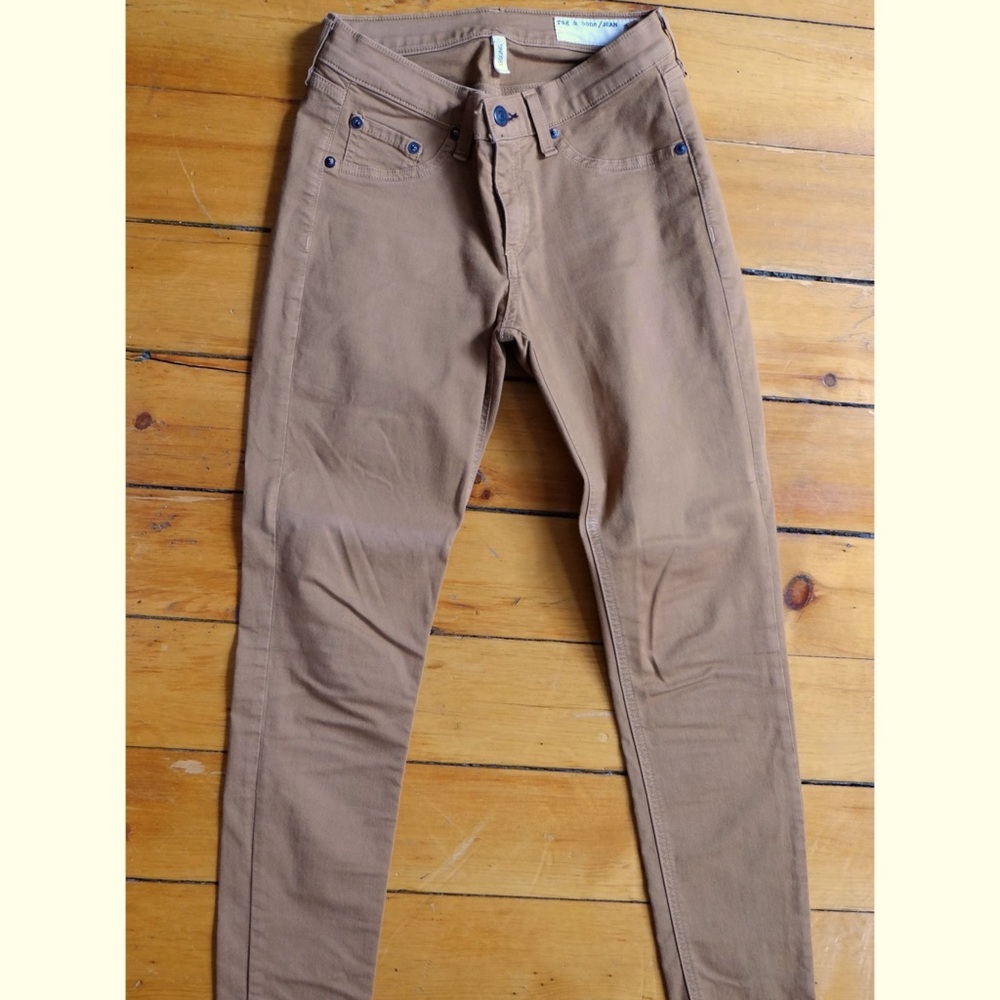 Rag & bone camel skinny pants/leggings